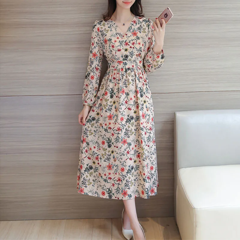 Новая пижама с длинным рукавом весенняя одежда шифоновая женская летняя