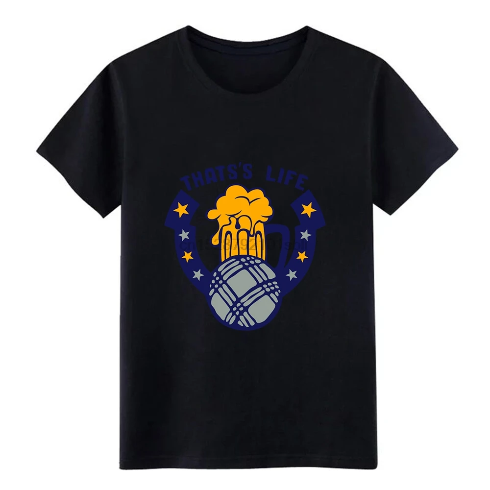 Petanque boule that life beer logo 1 футболка Мужская Дизайнерская S XXXL стандартная Милая дышащая
