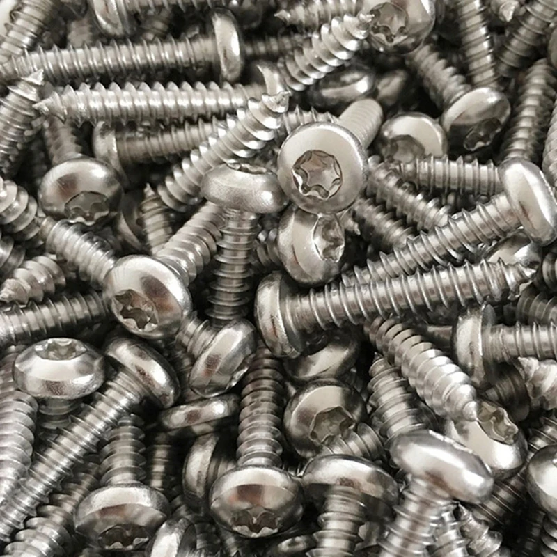 Винты самонарезающие из нержавеющей стали 304 с круглой головкой M2/M3/M4/M5/M6 100 шт. 50 20