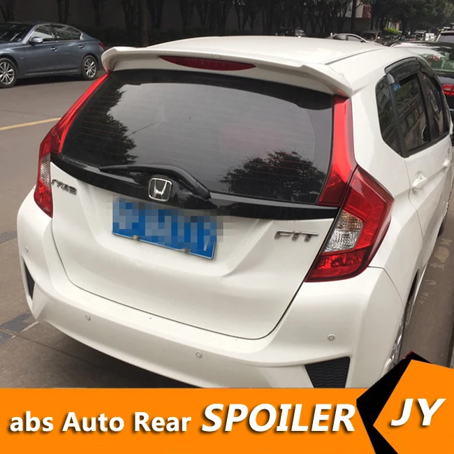 Спойлер для HONDA FIT 2014-2016 jazz спойлер высокого качества из АБС-пластика цветной