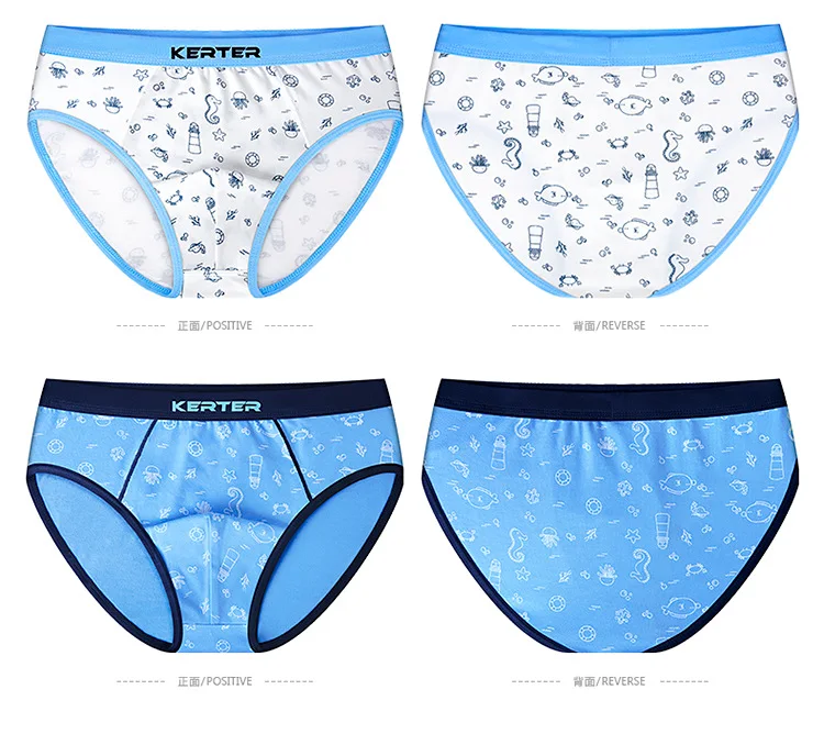 

2 Pcs/Lot High Quality Cotton Kids Boys Underwear Boxer Baby Children Panties Briefs for Boy Teenager Striped Underpants 3-16 Y