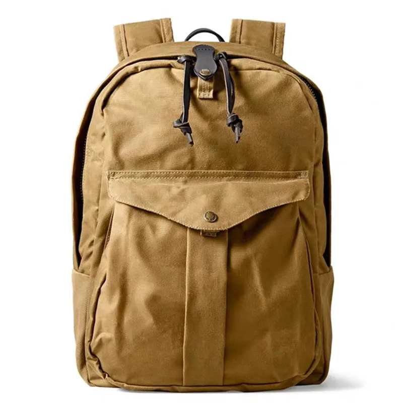 

Vegetable Tanned Leather Designer Backpack Men Travel Bag Rucksack Large Capacity Hiking Camping Mochila Backpack