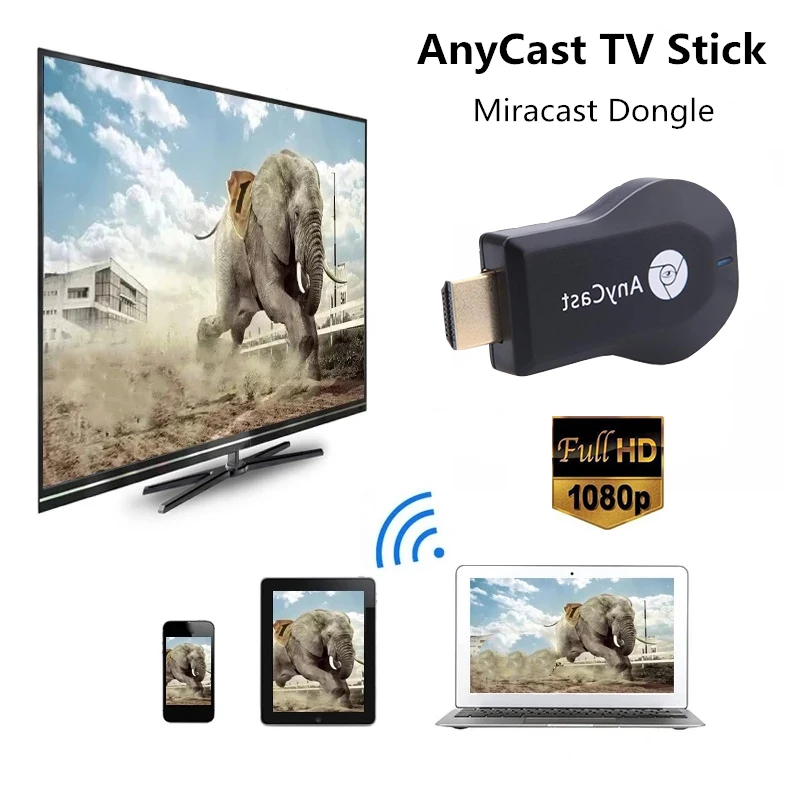 TV Stick Wifi Display Receiver M2 Plus Anycast Airplay DLNA Miracast Wireless Adapter For IOS Android Dongle netflix account | Электроника