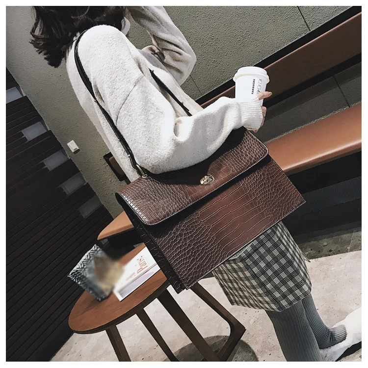 Европейская мода женская большая сумка тоут новинка 2018 качественная из