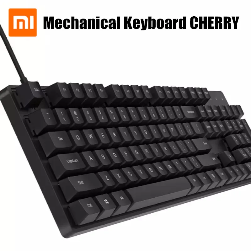Xiaomi игровая механическая клавиатура CHERRY 104 клавиши Cherry MX Переключатель 1000 Гц 1 8 м