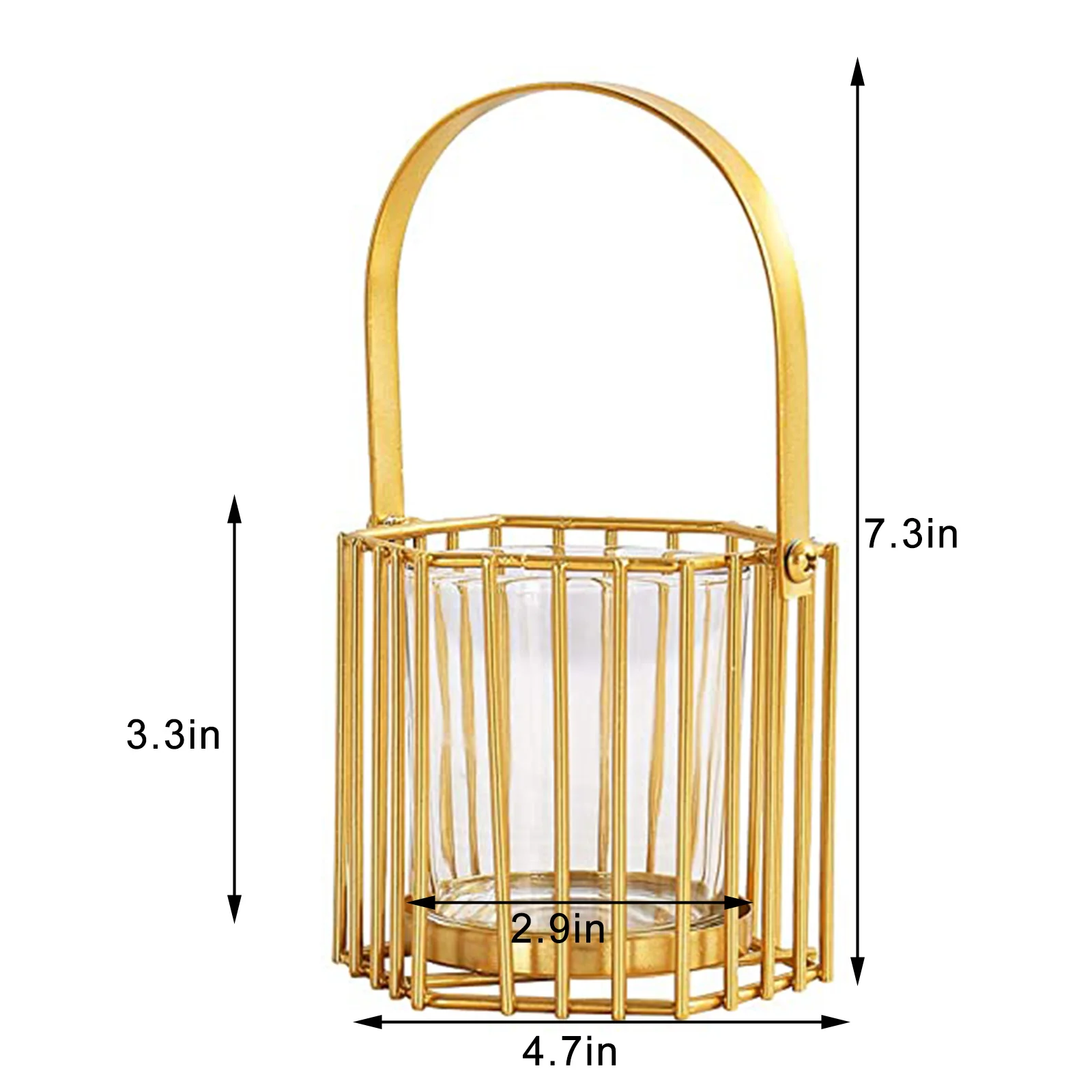 

Plant Terrarium Stand Air Planter Bulb Candlestick Vase Metal Hanging Holder Tabletop for Hydroponics Home Garden Decoration