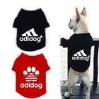 Новинка 2021, летняя одежда для собак, Модная хлопковая футболка для домашних питомцев, рубашка для собак, одежда для маленьких и средних питомцев, щенок французского бульдога