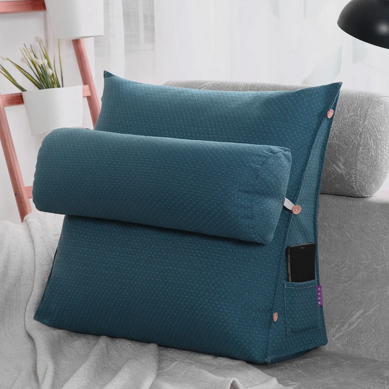 Диван спинка Подушка треугольная подушка для шеи поясничная опора офисного