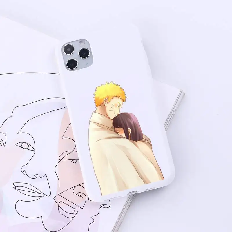 

Hyuga Hinata Naruto Japan anime Phone Case Candy Color for iPhone 6 7 8 11 12 s mini pro X XS XR MAX Plus