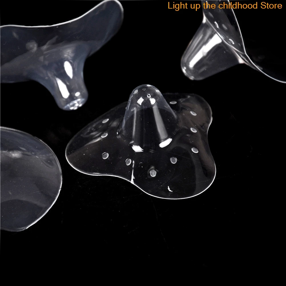 2 uds pez&oacute;n de silicona protectores de las madres lactantes protectores de pez&oacute;n protecci&oacute;n cubierta de lactancia materna madre leche pez&oacute;n de silicona-4