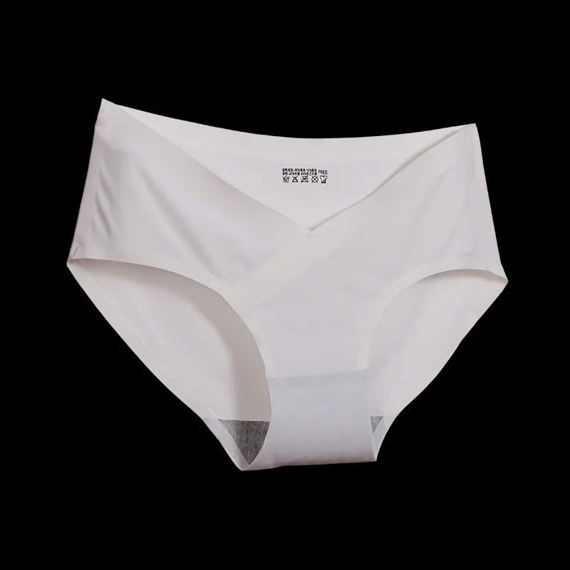 Новинка женские трусы-колыбели для беременных бесшовные трусы из шелковистого