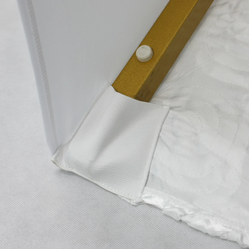 Чехол на стул складной из спандекса белый вечерний чехол для свадьбы банкета |