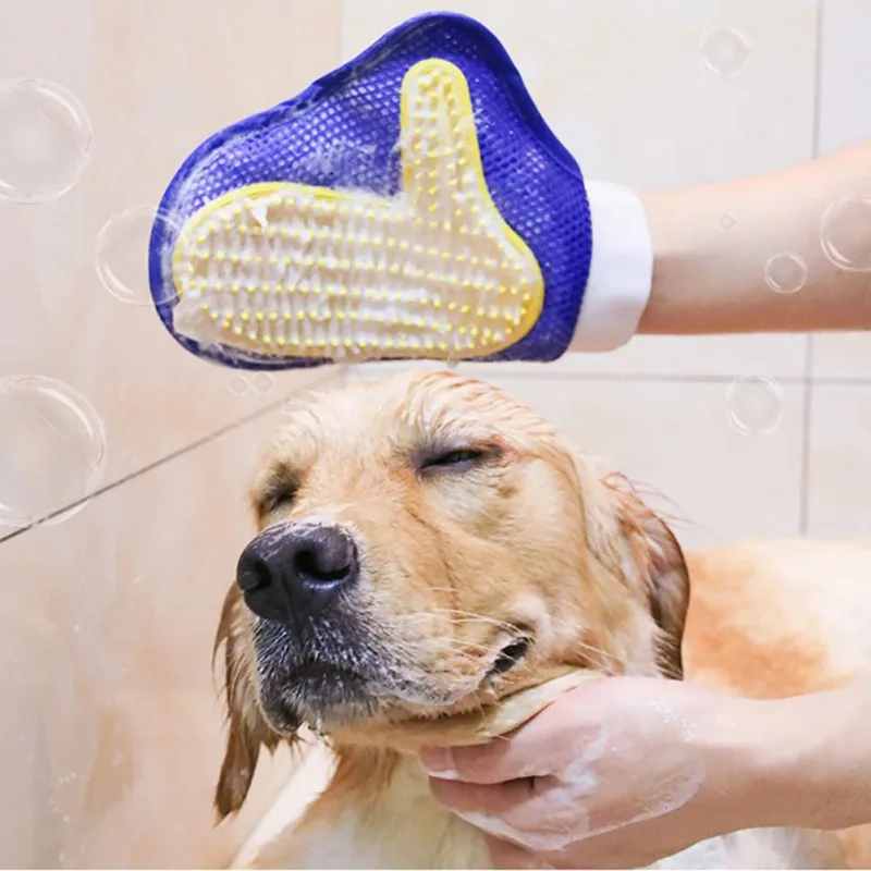 Резиновая перчатка для удаления шерсти домашних животных ухода за собакой
