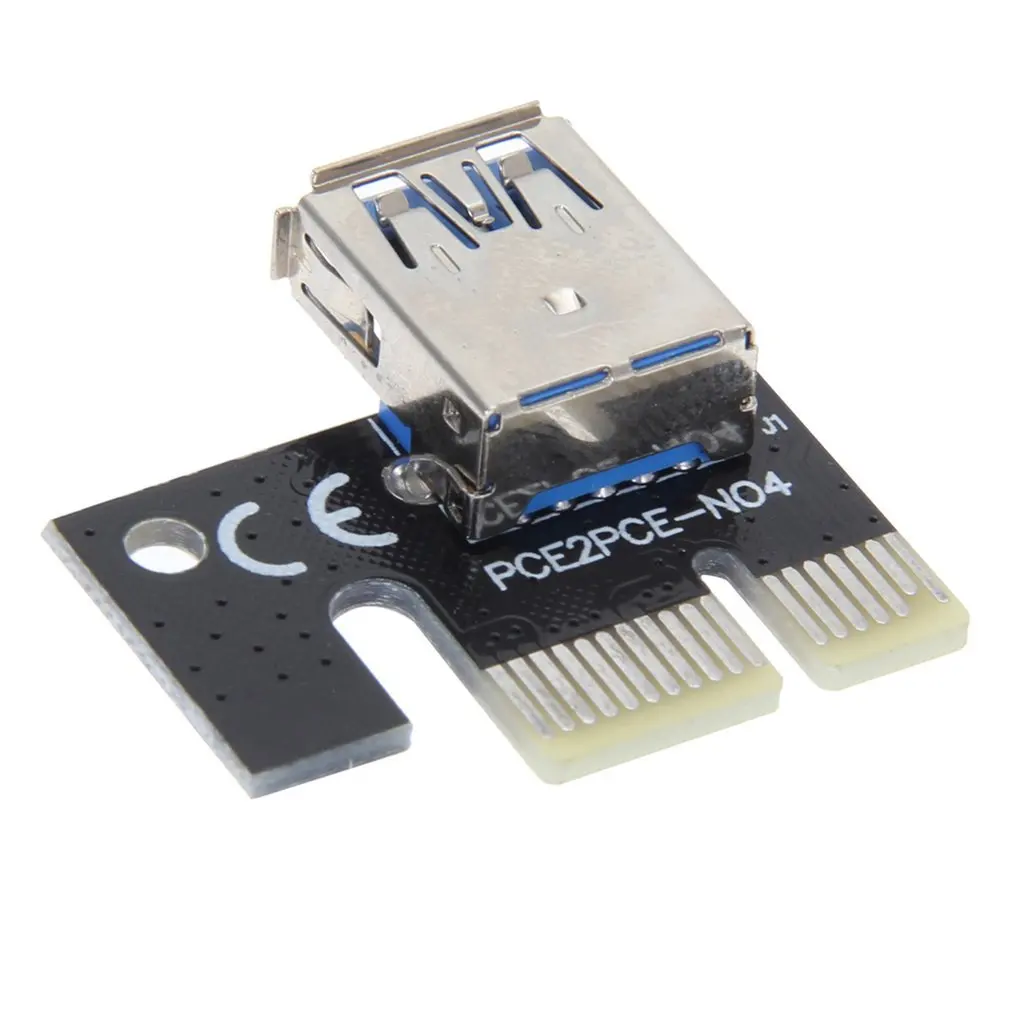 

Mini USB3.0 Graphics Card Riser Card PCI-E 1X To 16X Mining Extension Adapter Mining Extender Mining Accessories
