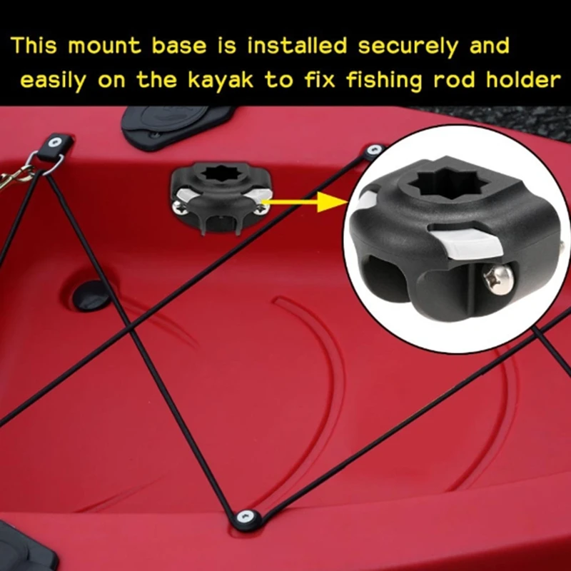 Прочный нейлоновый держатель для Каяка лодки удочки морской рыбалки полукруглое