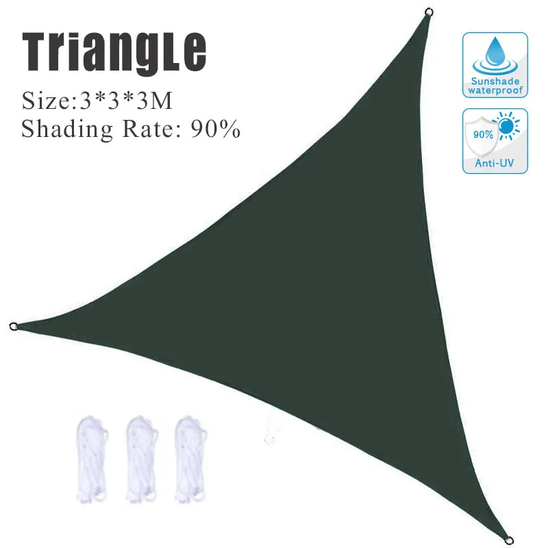 Солнцезащитный тент водонепроницаемый от солнца с защитой УФ лучей для любого