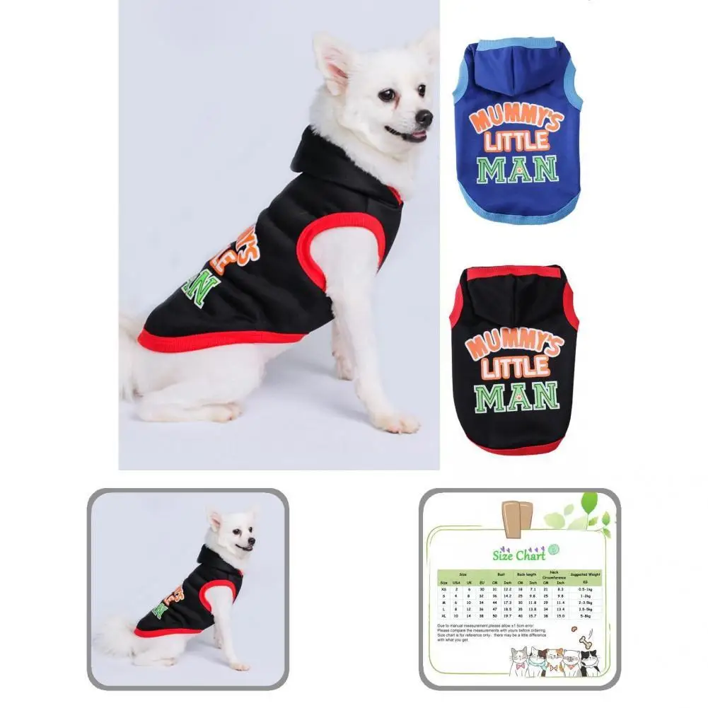 

Keep Warmth Well-stitched Pet Dogs Thickened Hooded Shirt for Outdoor