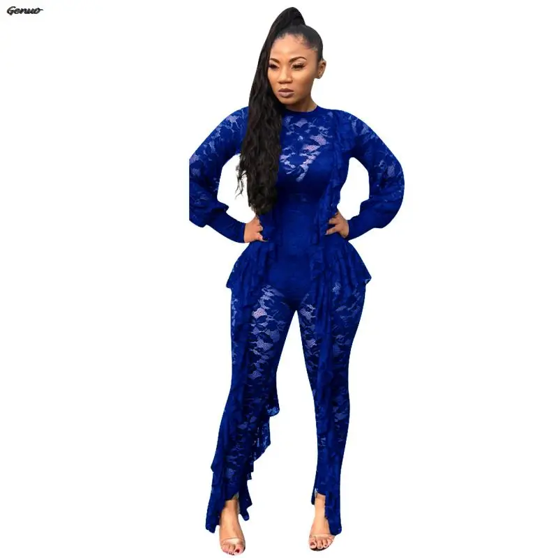 

Women Sequined Plunge V-neck Hollow Out Bodycon Skinny Jumpsuit Backless Sexy & Club Shining Sparkly Night Out Female Overall