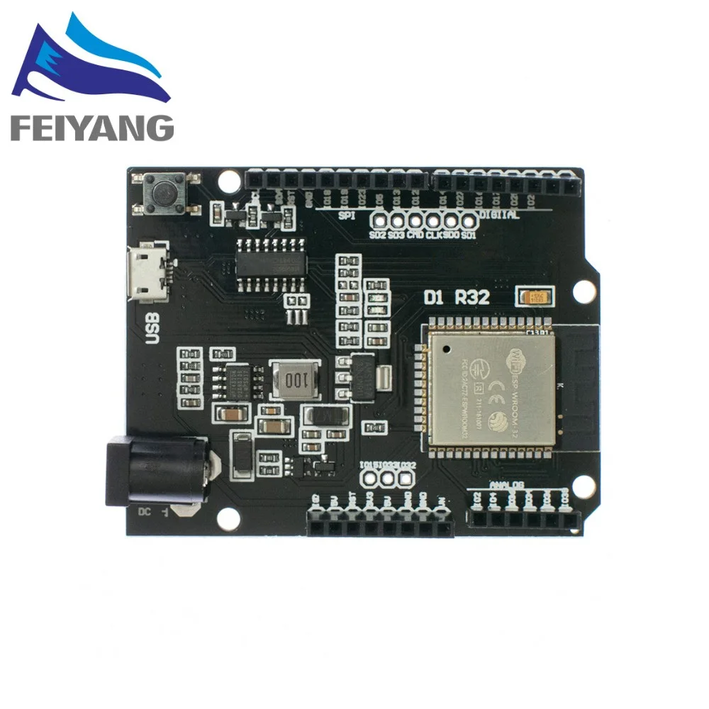 10 шт. ESP32 для Wemos D1 Mini Arduino UNO R3 R32 WIFI Беспроводная плата разработки Bluetooth CH340 4M память