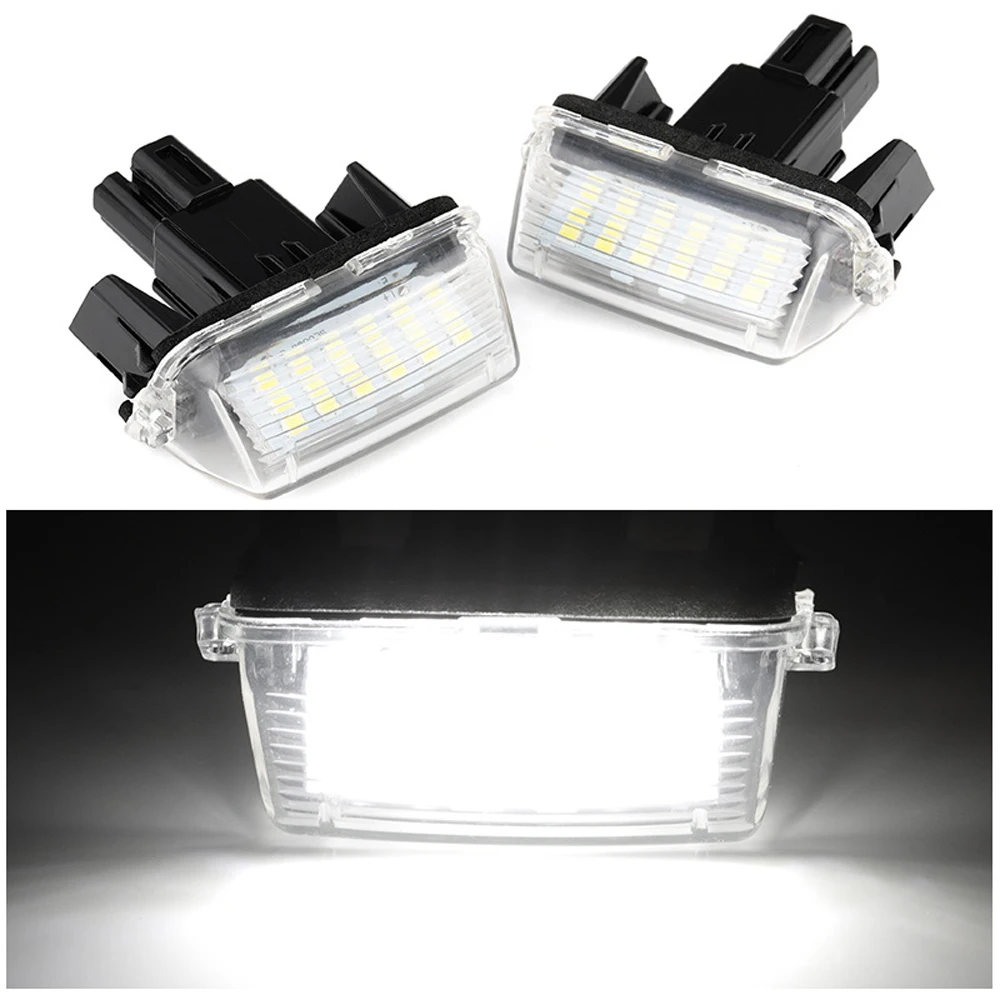 

Car LED license plate lights for Toyota Camry 50 number LED fit for Peugeot Citroen 206 306 307 406 407 C3 for yaris