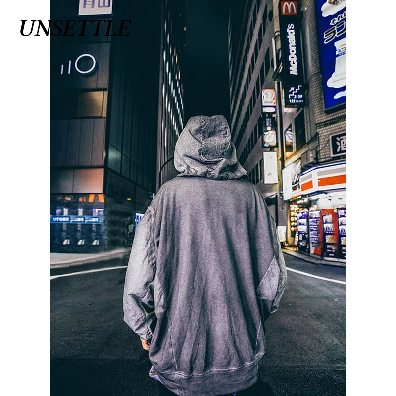 UNSETTLE грязная японская толстовка с капюшоном Dragon Ball Harajuku Хип Хоп Повседневный