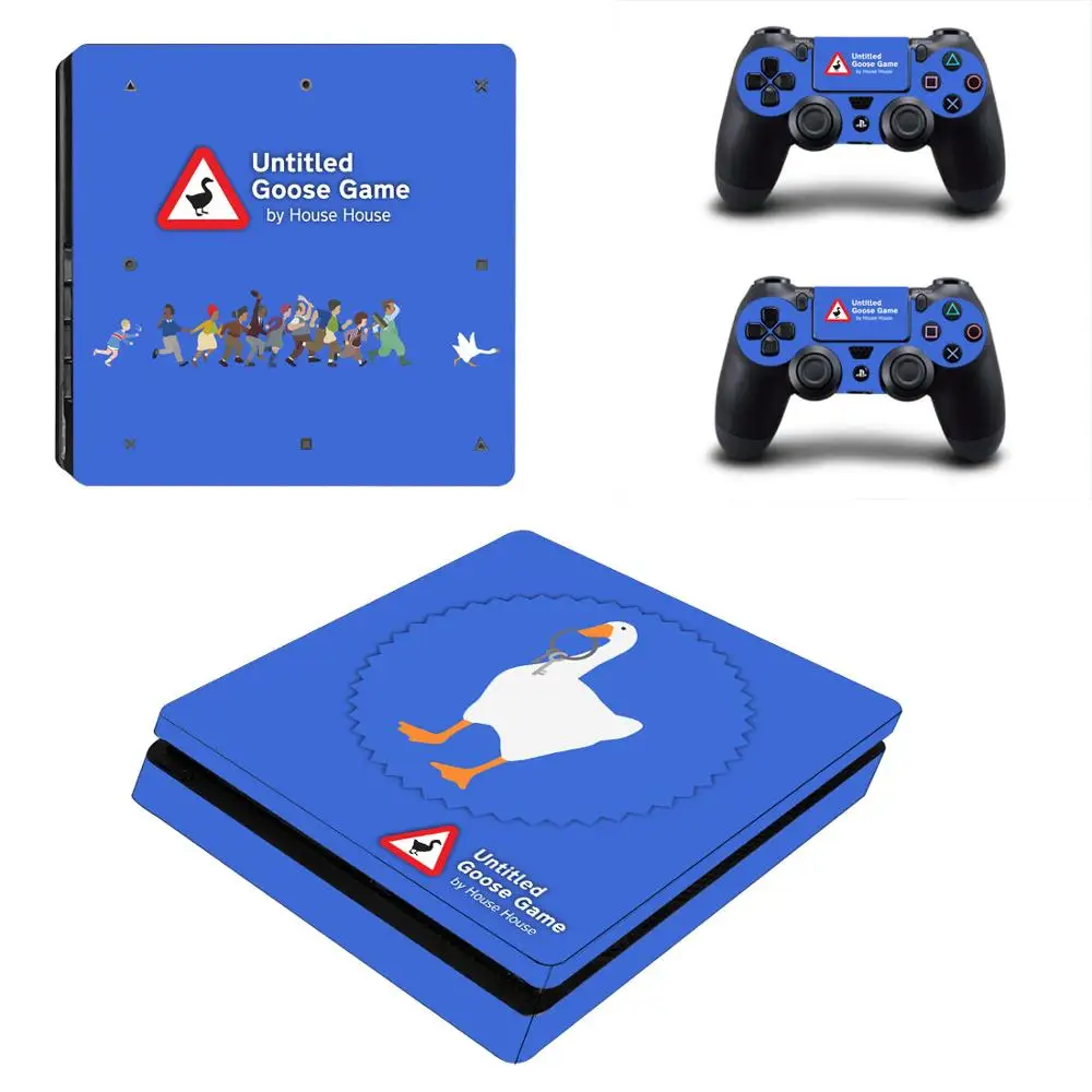 Тонкая наклейка для PS4 с надписью Untitled Goose s PS 4 Play station Slim Pegatinas playstation тонкая