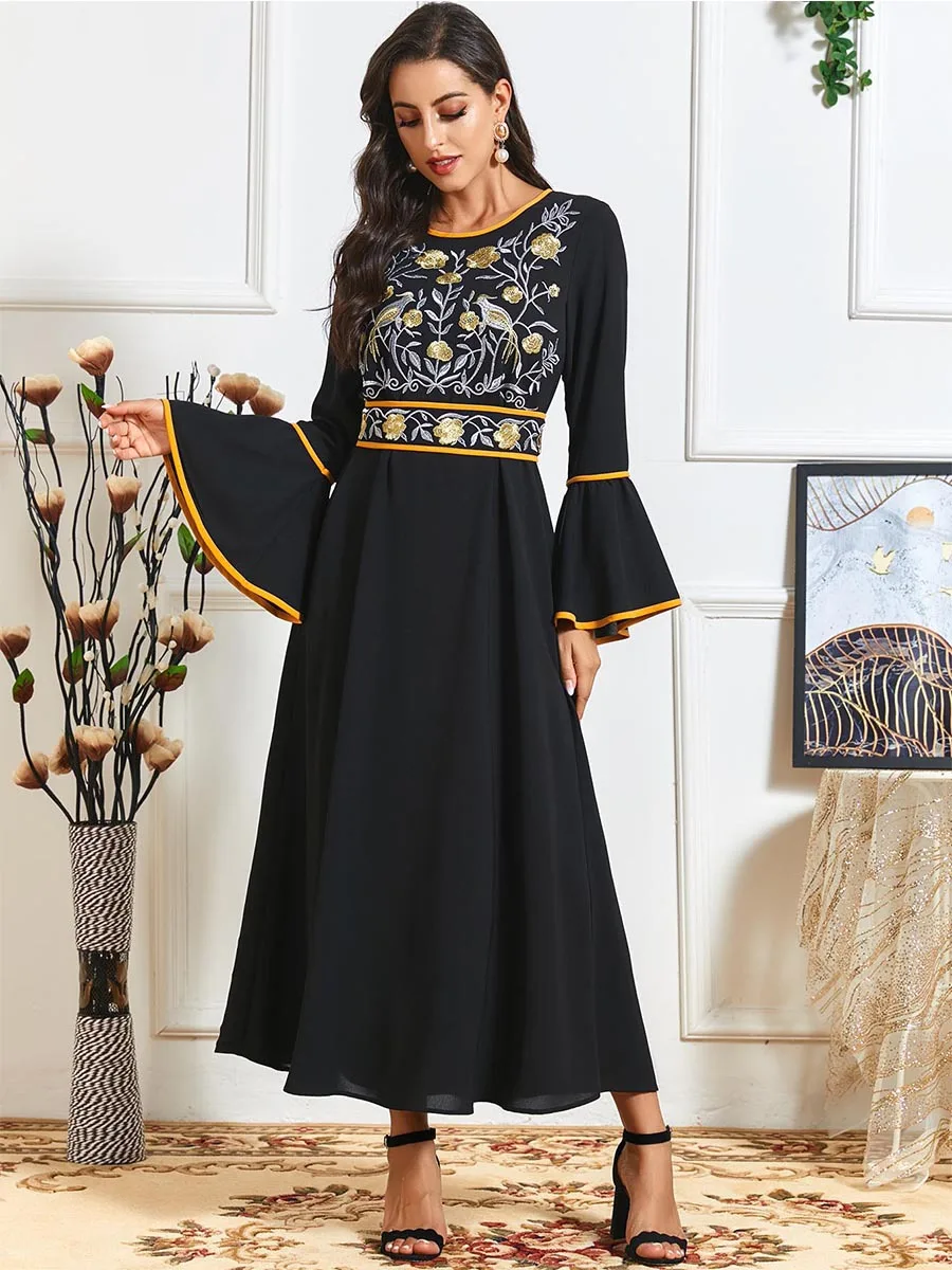 

Vestidos размера плюс Abaya Dubai Турция Hijab мусульманское платье Abayas макси платья для женщин мусульманская одежда Caftan De Moda masculmana