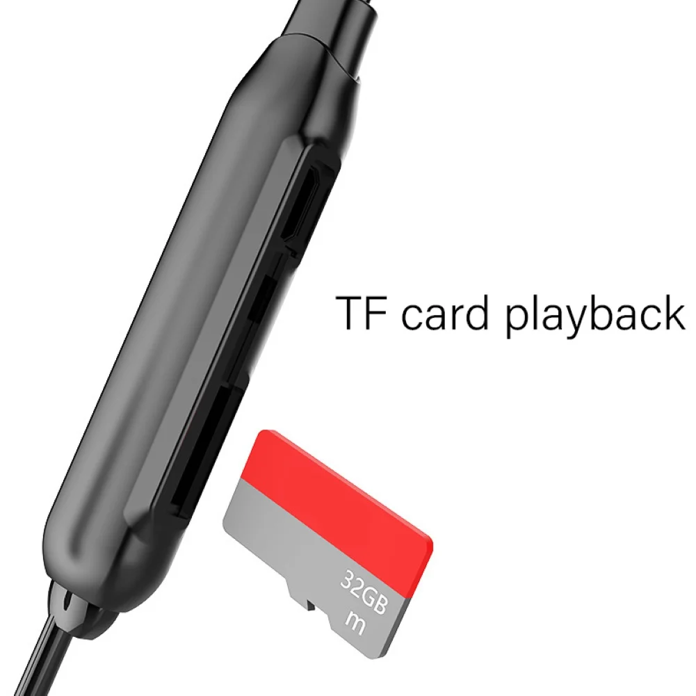 Спортивные магнитные шейные беспроводные Bluetooth наушники-вкладыши стерео