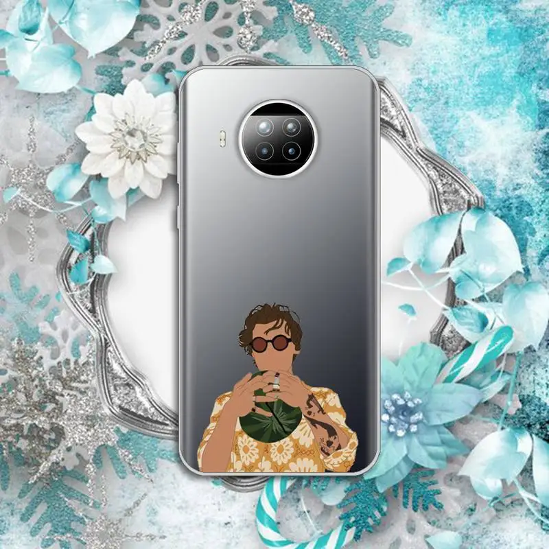 

Gold Harry Styles one direction Phone Case Transparent for Xiaomi Redmi note 10 t 8 9 pro lite 11