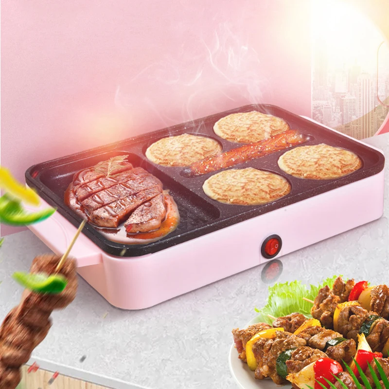 DMWD электрическая машина для жарки яиц гамбургеров красная фасоль блинчиков