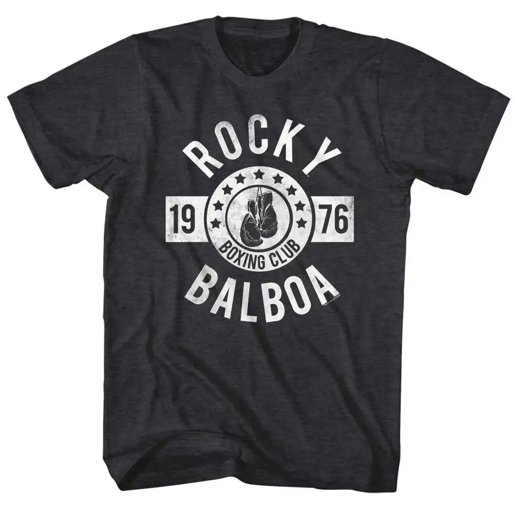 Rocky рубашка Бальбоа Бокс темно серый меланж футболка с круглым вырезом и