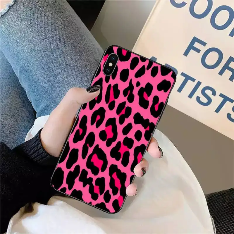 

Leopard Sexy Phone Case for iPhone 11 12 pro XS MAX 8 7 6 6S Plus X 5S SE 2020 XR mini
