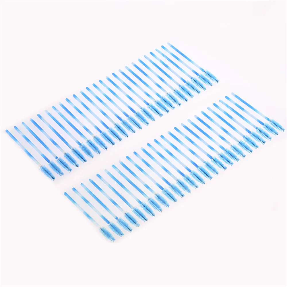 50 шт./лот красная одноразовая кисть для бровей тушь ресниц палочка аппликатор