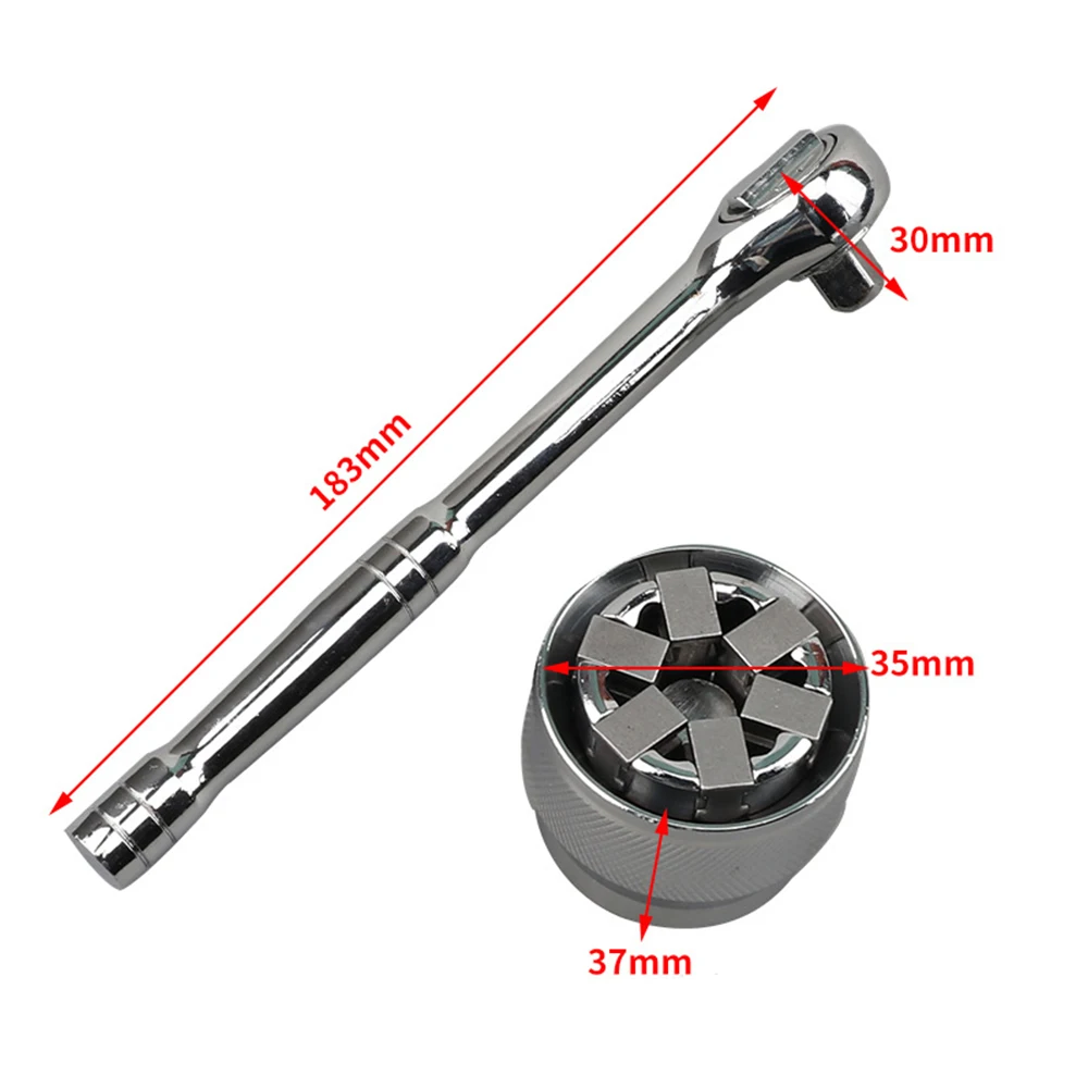 

Universal Sleeve Magic Head Extension Wrench DIY Torque Wrench Key Ratchet Socket Hook Spanner Do-It-Yourself Automotive Tool