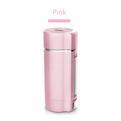 Pink Многофункциональная машина для приготовления соевого молока приспособление для приготовления пасты автоматический фильтр-бесплатно соевое молоко измельчитель пищевой блендер соковыжималка - Цвет: Pink