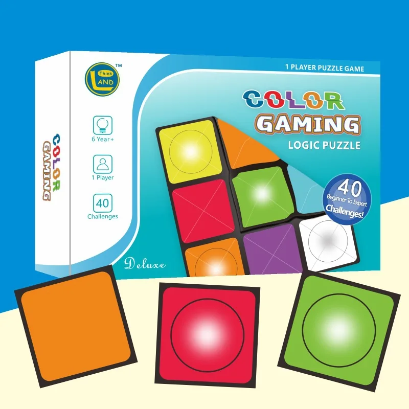 Детская настольная игра-пазл пространственное мышление обучение логике раннее