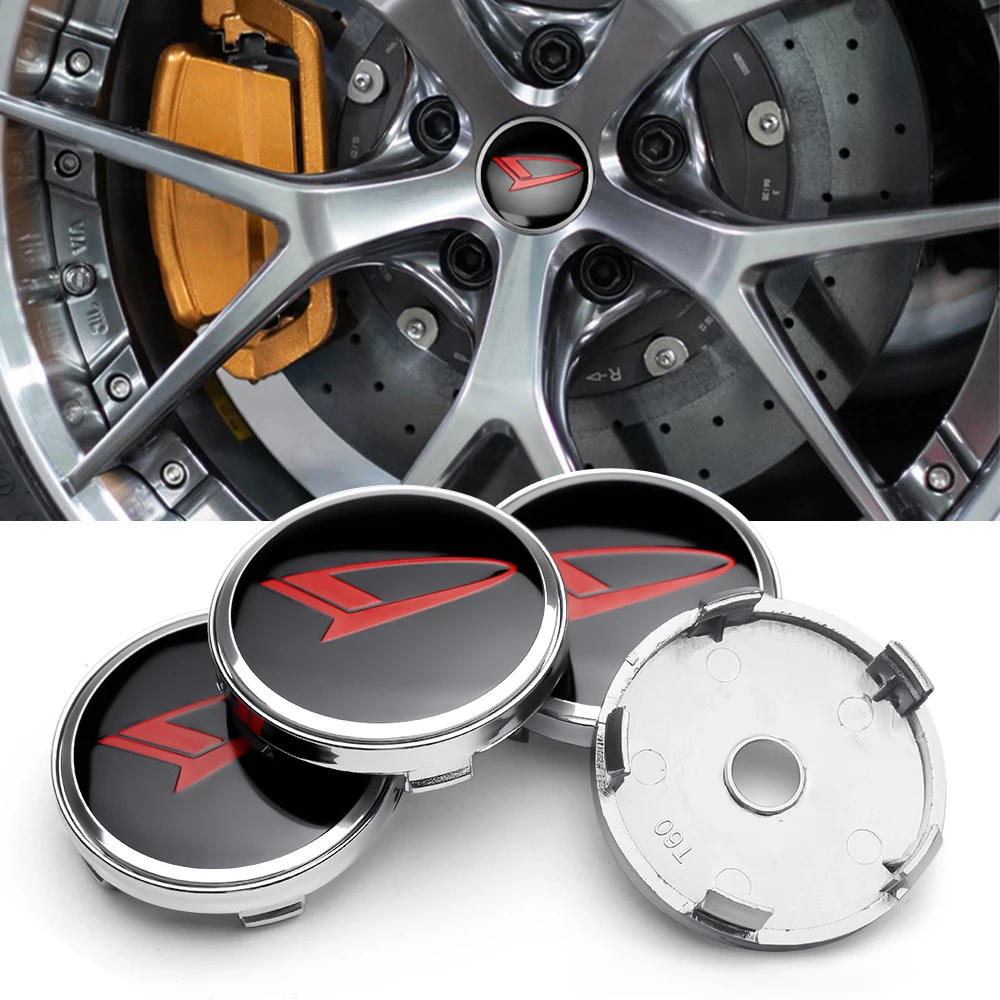 

3D Aluminum Alloy 4PCS Car Emblem Tire Wheel Center Centre Hub Cap For Daihatsu Altis Terios Sirion Mira Materia Rocky YRV Bego