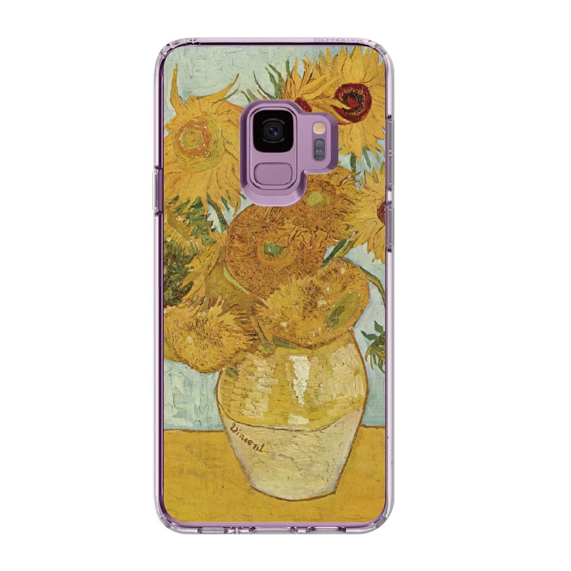 Ван Гог Звездная ночь Подсолнух для Samsung Galaxy A31 Note 8 9 10 A7 A8 S9 S10 S20 Plus Мягкий