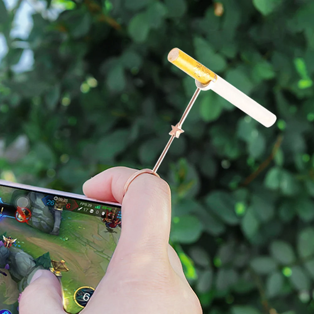 Cigarette Holder Finger Hand Rack Clip Gadget For Women Men Cigarettes Smoking Accessories Smoker Ring Gift Boyfriend | Дом и сад