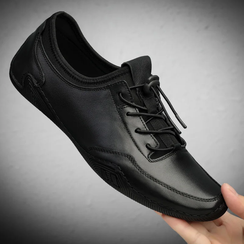 

Luxury Brand Leather Concise work Genuine Men Business Shoes Breathable Basic Shoes Men Dress Safety Shoes Quality Fashion new