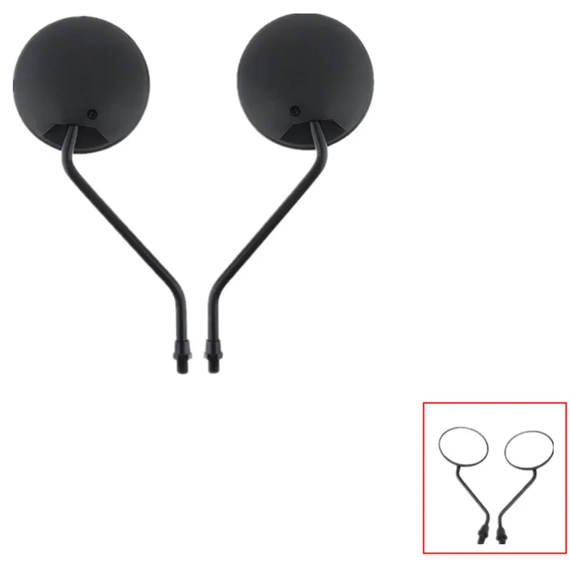 Круглое зеркало аксессуары для мотоциклов 8 мм 10 винтовое заднего вида мотоцикла