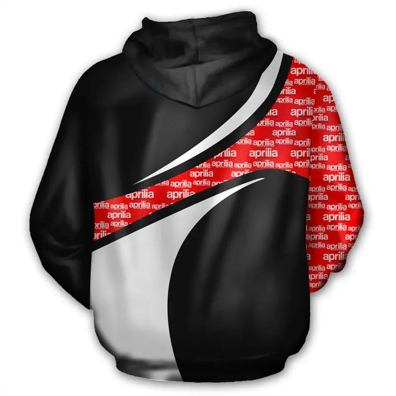 

2021 New 3D printed hoodie APRILIA motorcycle off-road Harajuku sports men's peripheral brand pullover sportswear