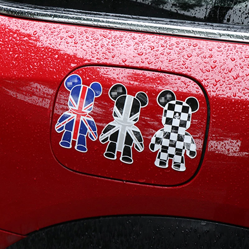 Для Mini Cooper Универсальный жестокий медведь милые модные забавные разные кузова