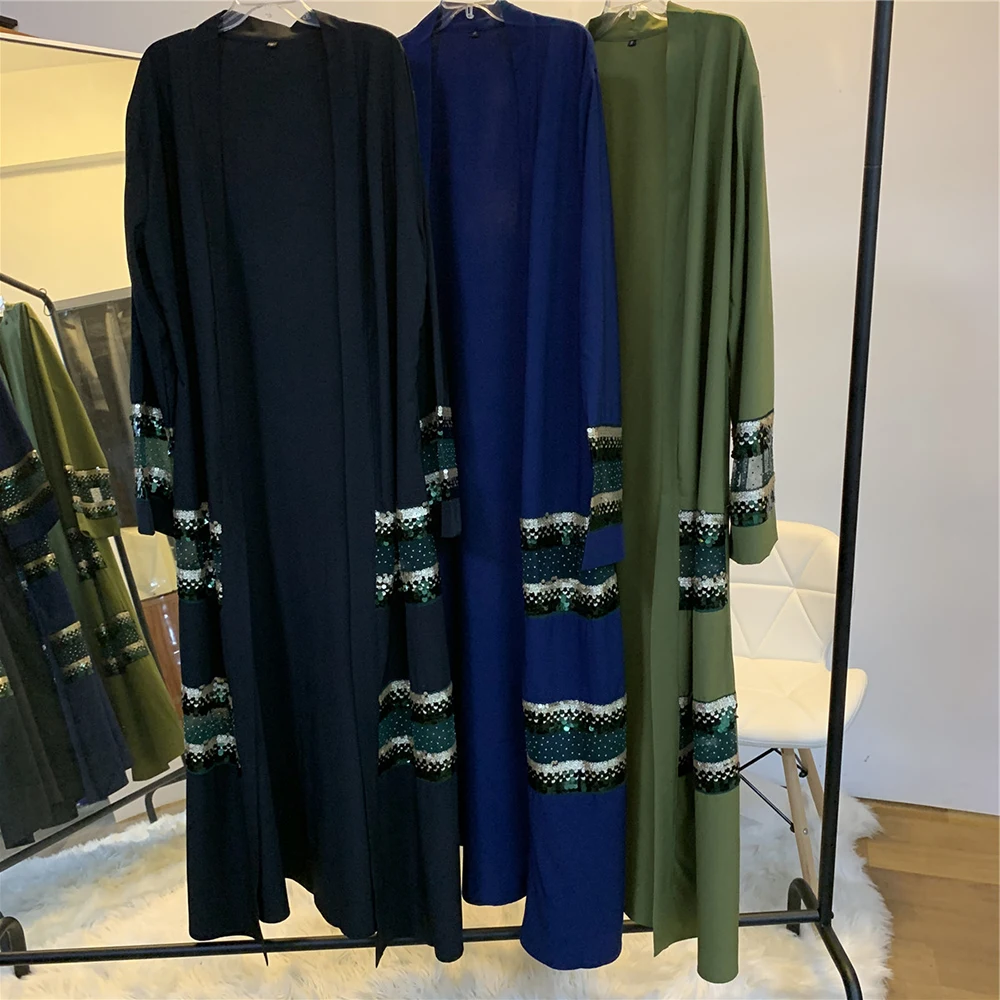 Женское кимоно Abaya индейка хиджаб мусульманское платье кафтан женская одежда