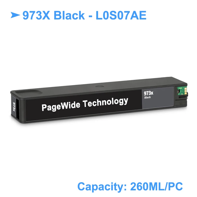 [Сторонний бренд] для HP 973X 973XL Восстановленный чернильный картридж PageWide Pro 352dw 452dn