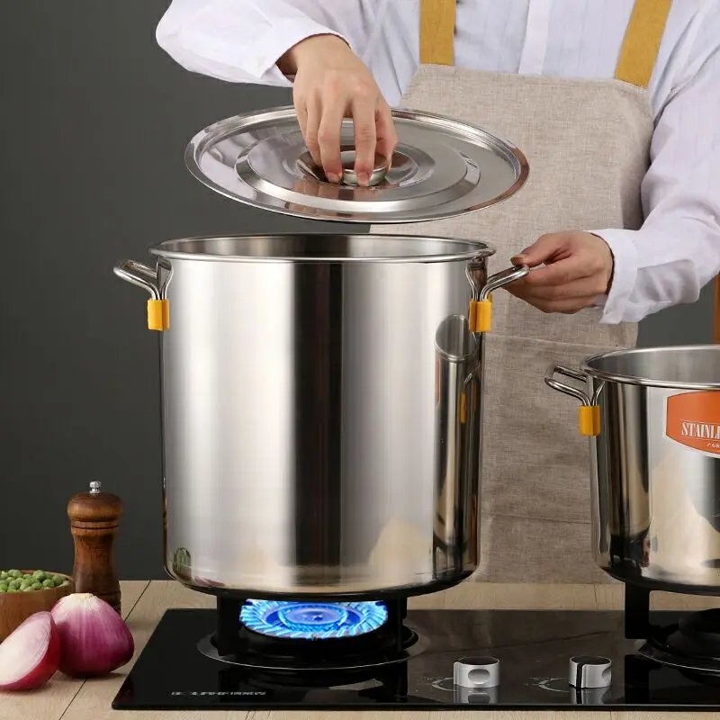 Суповая емкость из нержавеющей стали кухонная посуда для повара индукционной