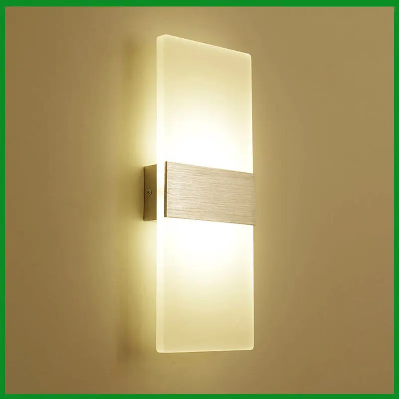 Светодиодная настенная лампа в современном стиле акриловый материал освещение