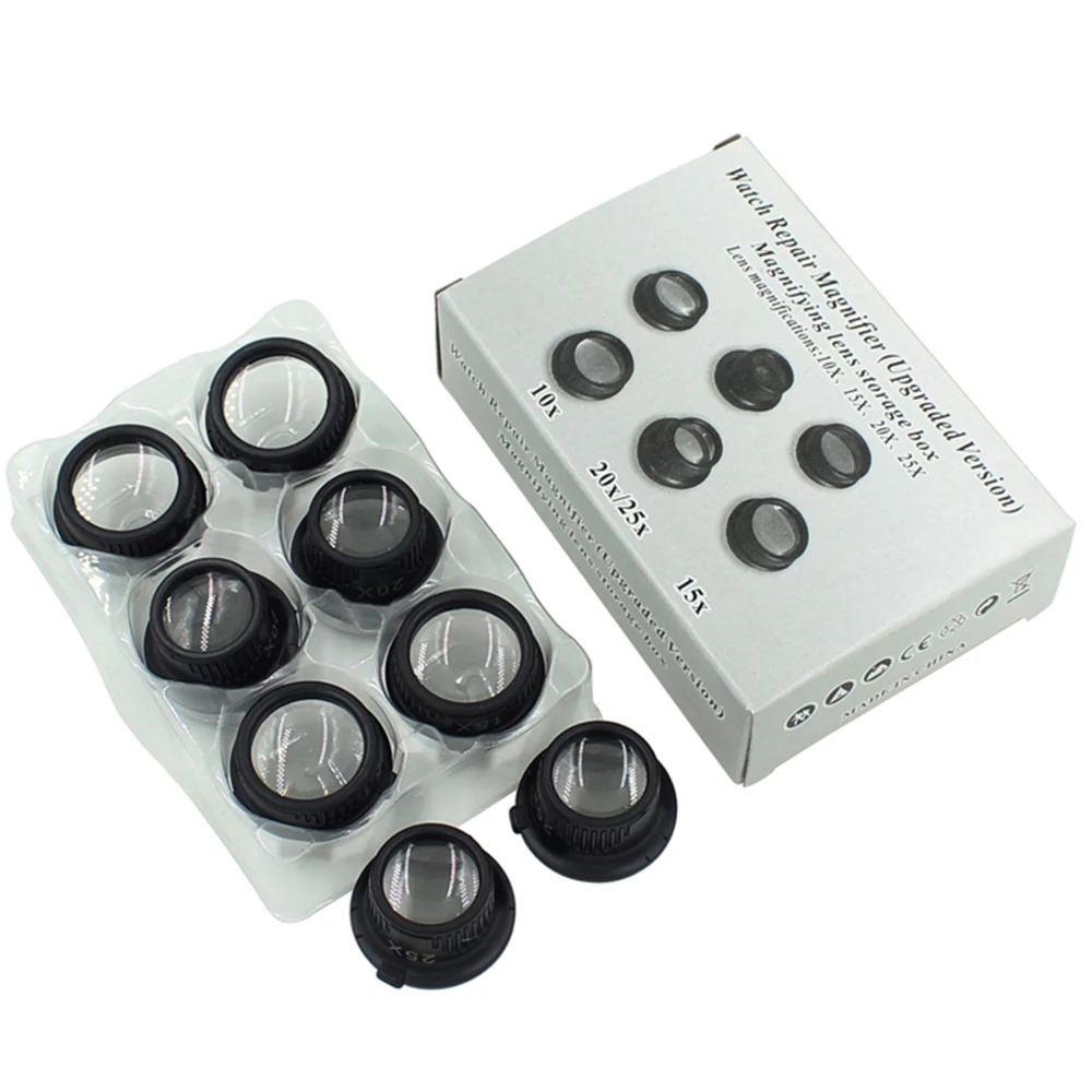 Регулируемая головная Лупа со светодиодной подсветкой увеличительное стекло с