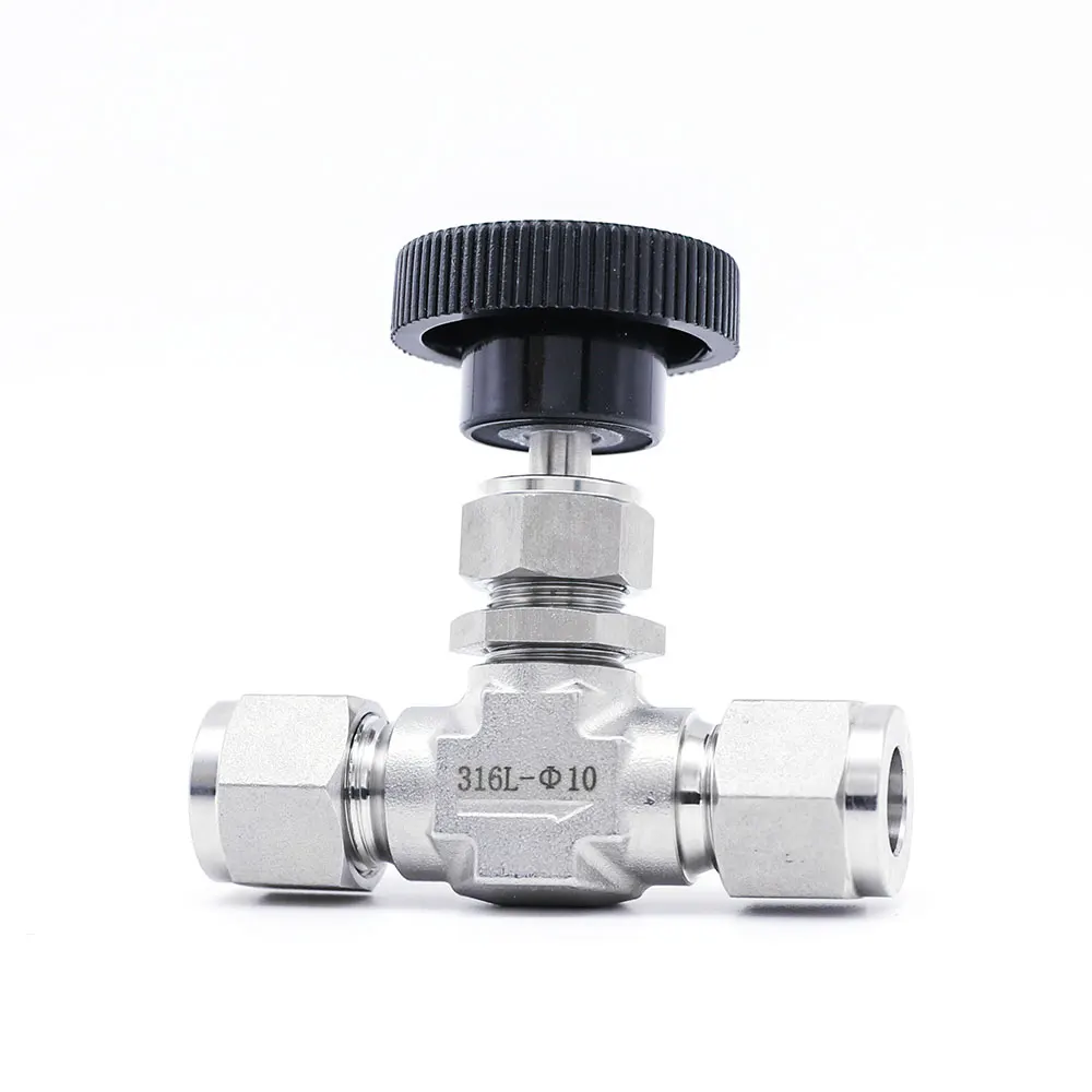 1/8&quot 1/4&quot 3/8&quot 1/2&quot Inch Tube OD SS304 316 Plastic Handle Compression Connector Fitting Kitchen Shutoff Switch Ball Needle Valve |