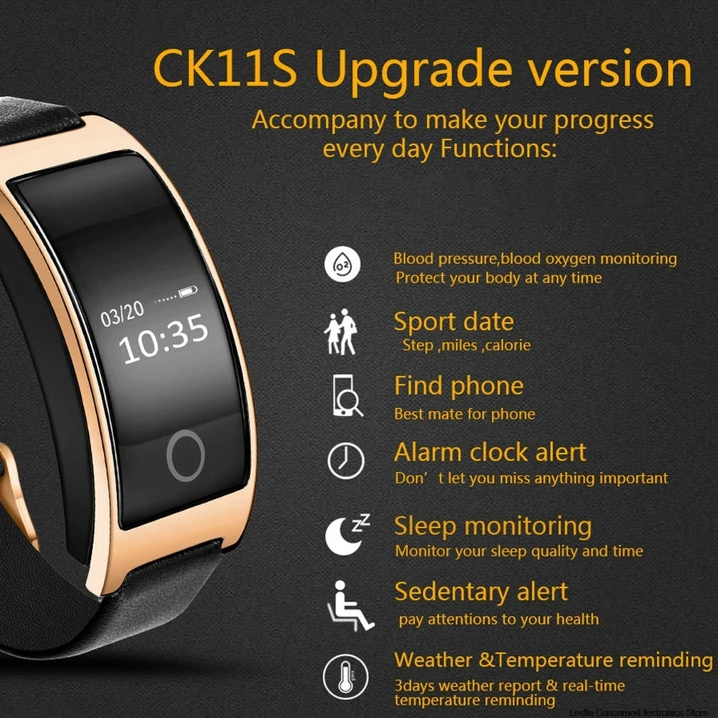 CK11S Смарт часы браслет горячая Распродажа кровяное давление пульсометр Шагомер фитнес Многофункциональный водонепроницаемый браслет